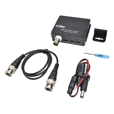 (TRANSCEPTOR) RECEPTOR DE VIDEO ACTIVO DE LARGO ALCANCE / 400 Metros con RECEPTOR ACTIVO TT4501T / Resolución 2 MP / Compatible con cámaras HD-TVI/CVI/AHD/CVBS / Protección Interconstruida contra sobretensión. - Imagen 5
