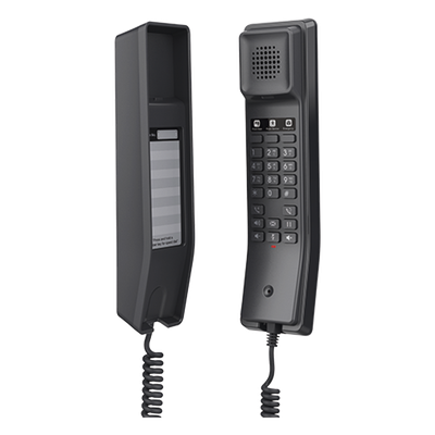 Teléfono IP para Hoteles / Altavoz HD / 2 Cuentas y Líneas SIP / 10 Teclas de Marcación Rápida / 3 Teclas Programables / Códec OPUS / Gestión GDMS / Instalación en Escritorio y Pared / PoE 100 Mbps - Imagen 4