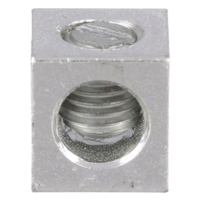 Conector Mecánico de Aluminio, de Un Orificio 1/4" y Un Barril, para Cable de 14 a 2 AWG. 1 Pieza - Imagen 4