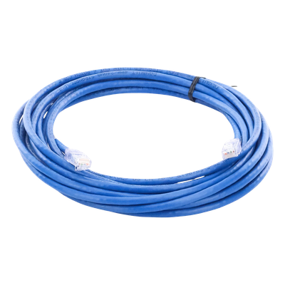 Cable de Parcheo UTP Categoría 6, con Plug Modular en Cada Extremo - 6 Metros (19.69 Pies) - Azul - Imagen 5