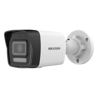 Bala IP 6 Megapixel / Lente 2.8 mm / Dual Light (30 mts IR + 30 mts Luz Blanca) / Micrófono Integrado / ACUSENSE Lite / Exterior IP67 / H.265 / PoE 