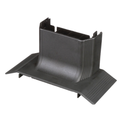 Accesorio de Conexión a Canaleta T70, Para Canaleta de Piso AFR4BCBL6, Material PVC Rígido, Color Negro 