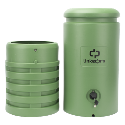 Pedestal para Cajas de Empalme de Fibra Óptica Cilíndrico Color Verde con Bracket Estándar (No Incluye Caja de Empalme) - Imagen 3