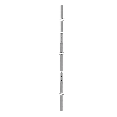 Mástil seccionado de 10.30 m x 48 mm ced 30, galvanizado por inmersión caliente.