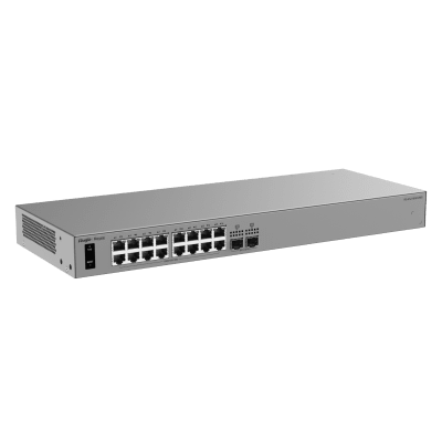 Switch Capa 2 Cloud-Managed / 24 Puertos Gigabit / 2 Puertos 2.5GE SFP / 58 Gbps / ERPS / Sin Ventilador / Gestión Cloud Ruijie / 3 Años Garantía - Imagen 3