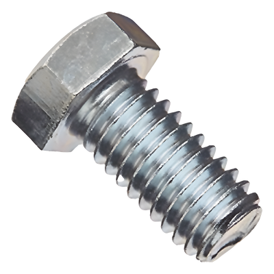 Tornillo Máquina Estándar Galvanizado de 1/4" X 1" (6.5 X 25 mm).