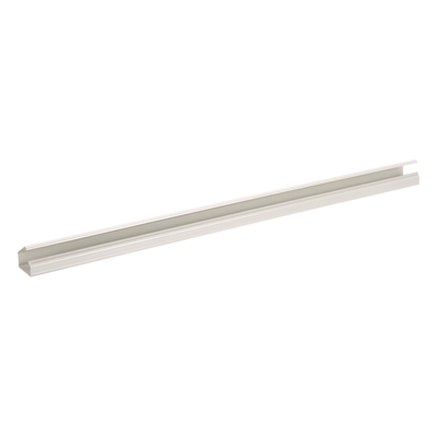 Canaleta LD10 de PVC rígido, con cinta adhesiva para instalación sin herramientas, de 38.4 x 24 x 1828.8 mm, Color Blanco Mate - Imagen 4