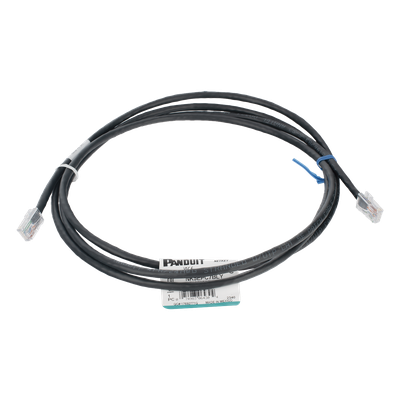Cable de Parcheo UTP Categoría 5e, con Plug Modular en Cada Extremo - 2 Metros (6.56 Pies) - Negro - Imagen 3