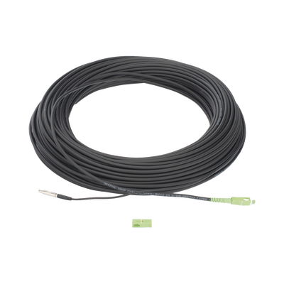 Rollo de Fibra Óptica Drop Redonda G657A2 Monomodo Simplex de 100 Metros (328.08 Pies) con Conectores SC/APC-SC/APC para Instalaciones Aéreas, Subterráneas o a la Intemperie - Imagen 5