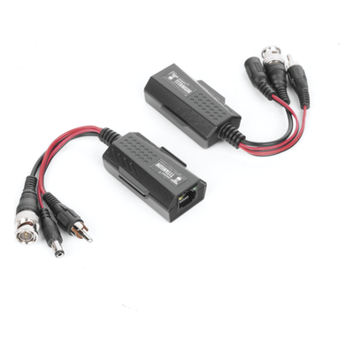 Kit de transceptores activos, envía alimentación 12V/24Vcc/AC, video y audio a una distancia de hasta 150 m en 4K para aplicaciones de video por UTP Cat 5e / 6 en alta definición. - Imagen 4
