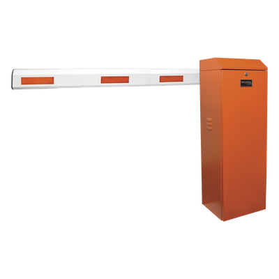 Kit de Barrera Vehicular Izquierda Color Naranja y Brazo de 3 m 