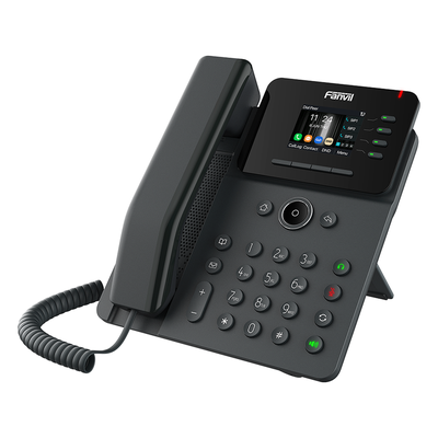 Teléfono IP Wi-Fi Empresarial,Bluetooth, 4 líneas SIP, pantalla a color 2.4", PoE, puertos Gigabit, conferencia local de 6 vías. - Imagen 3