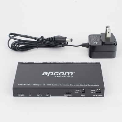 Splitter HDMI 1x2 | 4K@60Hz | Extractor de Audio | Down Scaler | HDR 4:4:4 | EDID | 18Gbps - Imagen 10