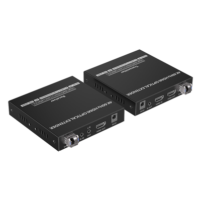 Kit extensor por fibra óptica | Hasta 40 kilómetros| 4K@60Hz | con IR | RS232 - Imagen 3