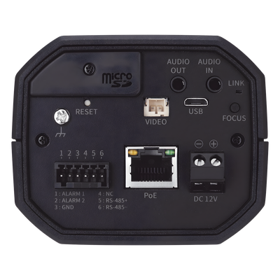 Camara Profesional 6MP con IA / P-Iris / WDR 120dB / H.265 / Ranura SD / WiseStream II - Imagen 4