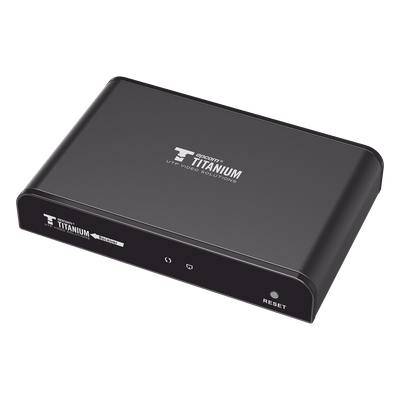 Receptor Compatible para Kits TT-383PRO4.0 / Resolución 1080P@60Hz / Cat 5e/6 / Distancia de 120 m / Control IR / Protocolo HDbitT / Compatible con Switch Gigabit .