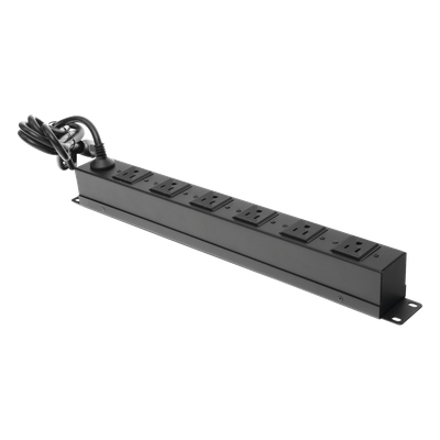 Tomacorriente multiple horizontal para rack de 19in, 6 contactos (THE0040092001001) - Imagen 3