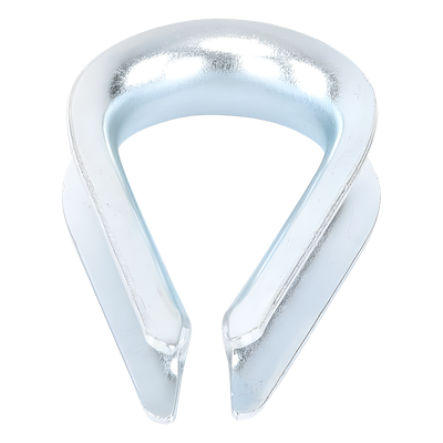 Cuello/ Guardacabo/ Rozadera para Cable de 3/8" de Acero Galv. por Inmersión. - Imagen 4
