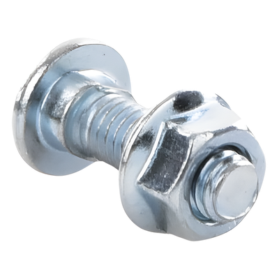Tornillo + tuerca milimétrico, con acabado Electro Zinc - Imagen 4