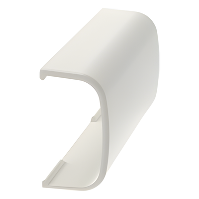 Unión recta, para uso con canaleta LD5, material ABS, Color Blanco Mate - Imagen 3