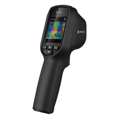 ECO - Cámara Termográfica Portátil / Rango de temperatura de -20 °C a 550 °C / Alta precisión ±2℃/±2% / Resolución super IR 240 x 240 / Pantalla LCD 2.4" / puntero láser / IP54 / Memor