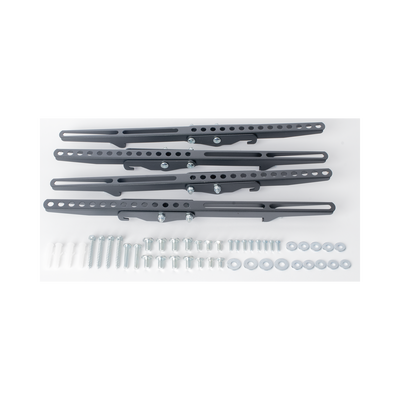 Montaje de Techo Universal Doble para Monitores de 32 a 65" / Soporta hasta 60 kg x pantalla / Vesa 600 x 400/ Acero / Montaje Telescopico de 50 cm hasta 90 cm - Imagen 3
