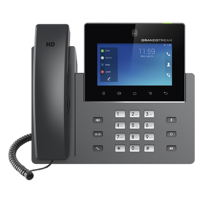 Videoteléfono IP pantalla táctil con android de 16 líneas, doble puerto Gigabit, PoE/PoE+