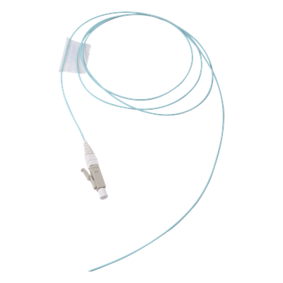 Pigtail de Fibra Óptica LC Simplex, Multimodo OM3 XGLO 50/125, LS0H, Color Aqua, 1 Metro (3.28 Pies) - Imagen 3