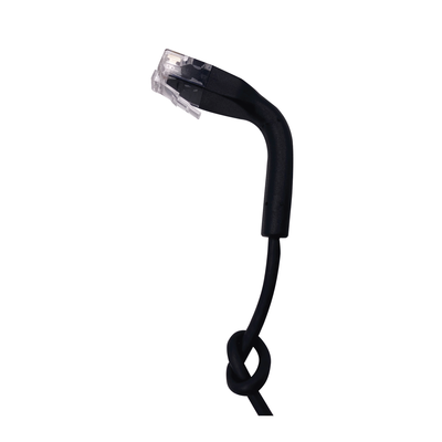 Mini Patch Cord Cat6 Ultra Slim 0.5 Metros (1.64 Pies) Negro Ahorra Espacio sin Organizadores, con Bota Flexible - Imagen 3