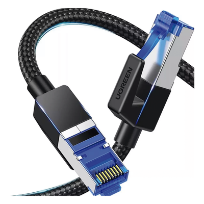 Cable Ethernet Cat8 CLASS F/FTP Redondo con Malla de Nylon 2 Metros (6.56 Pies) - Imagen 5