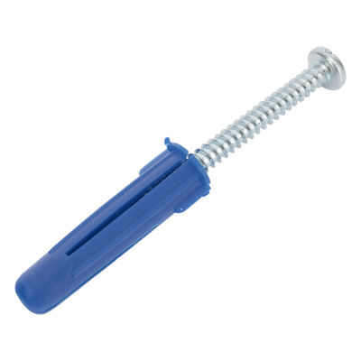 Paquete de 6 taquetes azul 2" y 6 tornillos 12mm x 2" (1105-05002) - Imagen 6