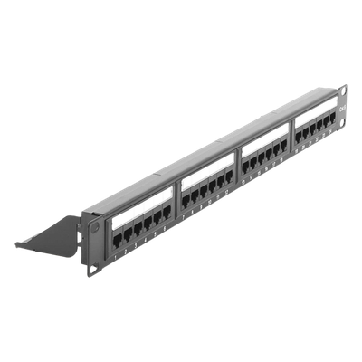 Panel de Parcheo de Impacto (110) UTP de 24 Puertos Cat6, 19 Pulgadas (48.26 cm), con Barra para Organizar Cable - Imagen 4