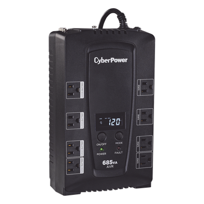 UPS de 685 VA/390 W, Topología Línea Interactiva, Entrada 120 Vca NEMA 5-15P, Tipo Gabinete Compacto, Con 8 Tomas NEMA 5-15R - Imagen 4