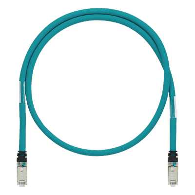 Patch Cord Industrial Cat5e / Blindado SF/UTP / 24 AWG / 600V / 2 m (6.56 ft) / TPE Retardante de Llama