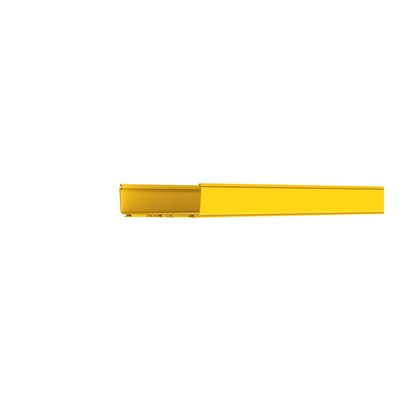 Canaleta FiberRunner™ 12X4, de PVC Rígido, Color Amarillo, 3 m. de Largo - Imagen 4