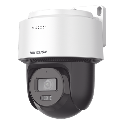 [FlexVu]  Domo PT IP 4 Megapixel / Lente 4 mm  / Dual Light (30 mts IR + 30 mts Luz Blanca)  / Autoseguimiento en Humanos / PoE / IP66 / Micrófono y Bocina Integrado (Audio de Dos Vías) / Micro SD / Incluye Montaje de Pared o Techo / 