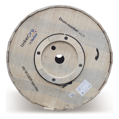 Carrete de 4 km de Fibra Óptica Aérea Mini ADSS (ASU) G.652D, Monomodo de 8 Hilos, Exterior, Span 60, Loose Tube, Preformado Compatible: LP-RP0406 - Imagen 3