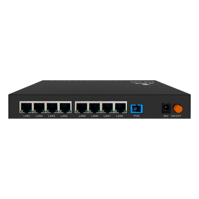 ONU Dual EPON/GPON / 8 Puertos PoE 802.3at Gigabit /  1 Puerto SC/UPC