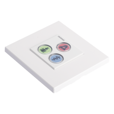 Modulo de 3 Botones iluminados para habitación de Hospital / Alarma / Cancelar y Código Azul / BUS RS485 / Compatible con NX0019/B, NX1021 Y NX0015 - Imagen 4