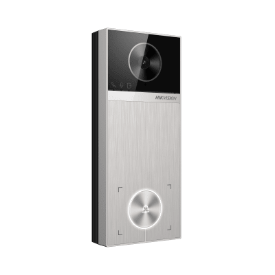 Videoportero / 4 Megapixel / Ángulo de Visión 150° / Control de 2 Cerraduras / Desbloqueo por Tarjeta, Hik-Connect y Estación Interior / IP65 / PoE IEEE802.3at / Compatibilidad ONVIF / H.265 - Imagen 3