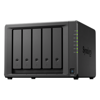 Unidad de Expansión DX525 | 5 Bahías para Unidades 3.5" y 2.5" | Intercambio en Caliente | Compatible con Synology DiskStation. - Imagen 5
