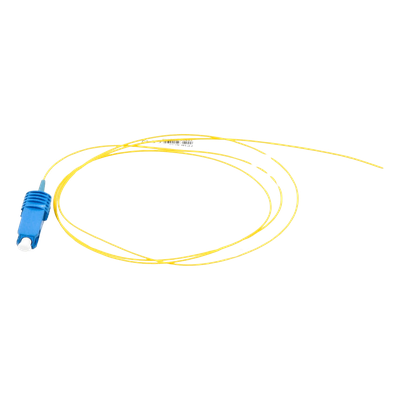 Pigtail de Fibra Óptica SC/UPC Simplex, Monomodo OS1/OS2 XGLO, OFNR, Color Amarillo, 1 Metro (3.28 Pies) - Imagen 6
