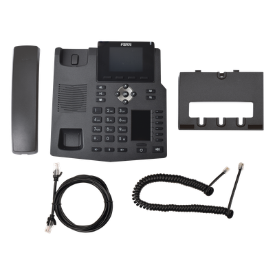 Teléfono IP empresarial para 4 Líneas SIP con 2 pantallas LCD, 6 teclas BLF/DSS, puertos Gigabit y conferencia de 3 vías, PoE - Imagen 7
