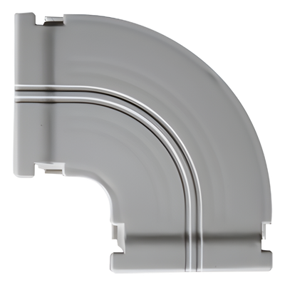 Curva horizontal 90 º color blanco para canaleta DX10000.00