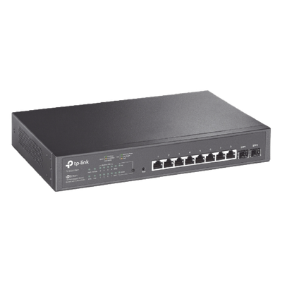 Switch PoE JetStream SDN Administrable 8 puertos 10/100/1000 Mbps + 2 puertos SFP, 8 puertos PoE, 150W, administración centralizada OMADA SDN - Imagen 3