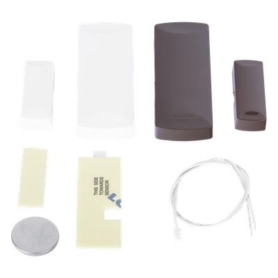 Sensor + Transmisor Inalámbrico 1 Zona / Contacto Magnético + Entrada Externa / 345 MHz / Batería 5 Años / Convierte Sensores Cableados a Inalámbricos - Imagen 6