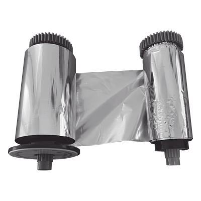 Cinta Ribbon / Full Color Plateado Metalizado / 1200 Impresiones / Compatible con SMART21