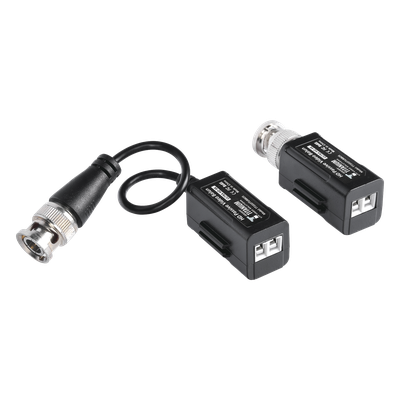 Kit de Transceptores (Baluns) con TERMINALES TIPO TORNILLO, Resolución 4K, Cable flexible COAXIAL Blindado  / COAXITRON / AUDIO POR COAXITRON / Menu OSD /Conector 100% COBRE / Calidad PREMIUM