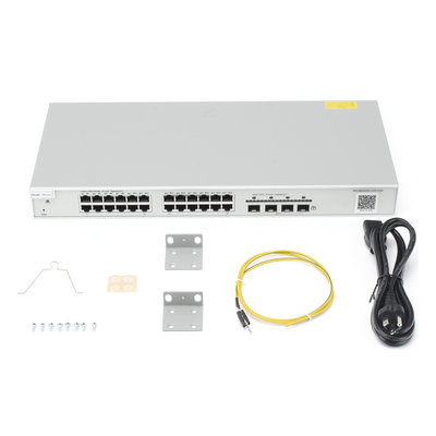 Switch Administrable Capa 2+ Plus, con 24 puertos Gigabit, 4 puertos SFP+ para fibra 10Gb, gestión gratuita desde la nube. - Imagen 6