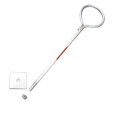Ancla de Losa o Pared de 90 cm. de 1/2" de Grosor Galvanizado Electrolítico.